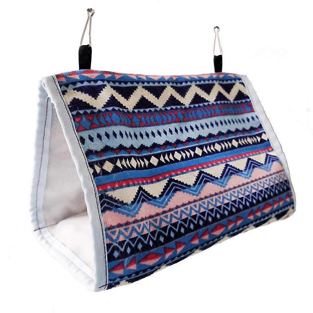 The **1pc Triangle Parrot Hammock Cozy Bird Sleeping Bed** is a comfortable and cozy sleeping accessory designed for small to medium sized birds like
