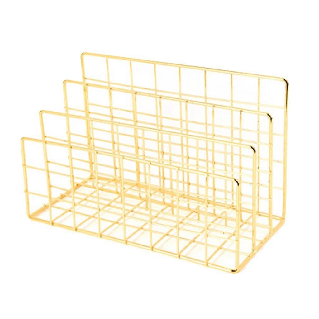Brochure Literature File Storage For Desktop Vertical Multi-Layer Book Organizer Document Cover for Office Use