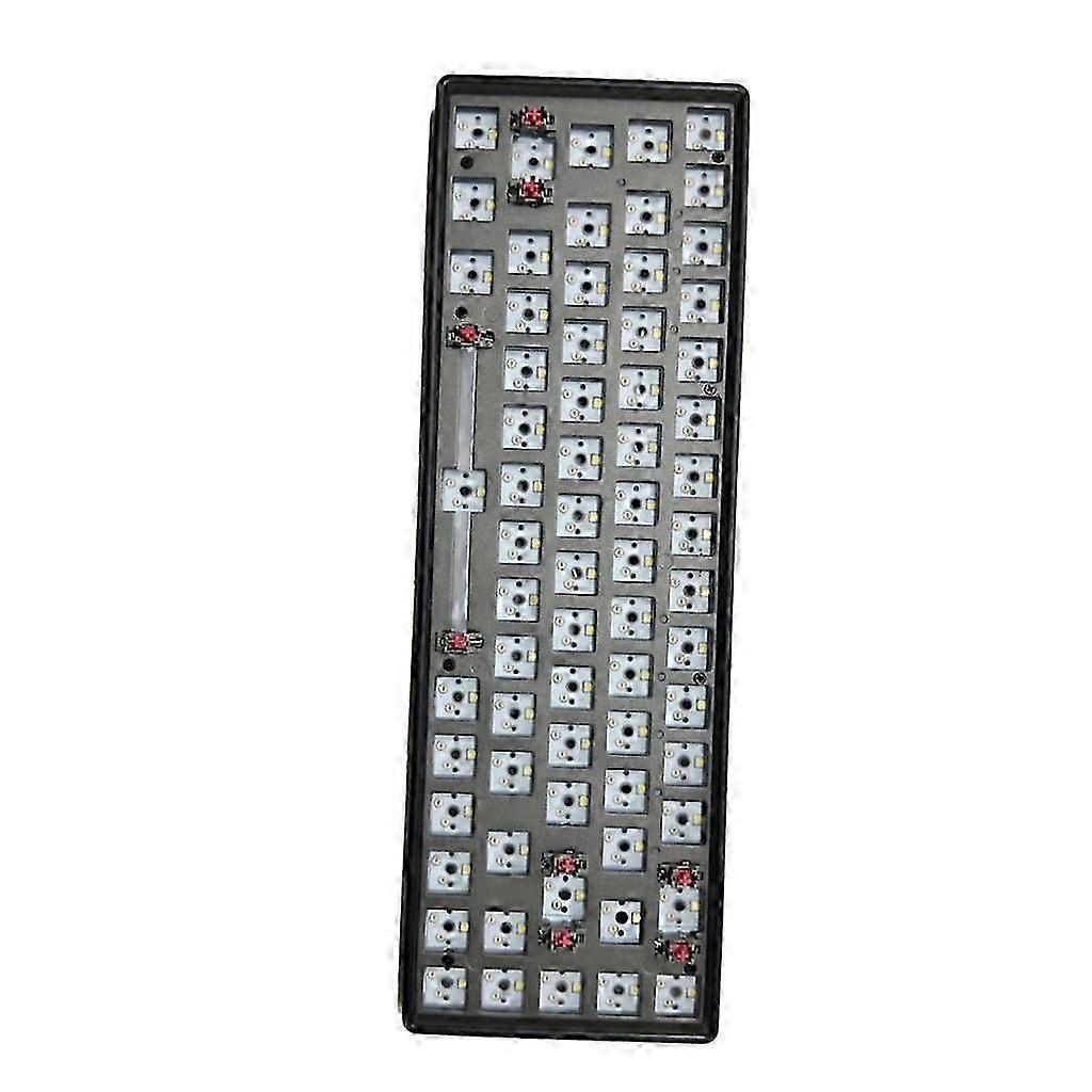 68 Keys Bluetooth-Compatible 2.4G Wired Hot-Swappable Backlit Keyboard Kit - Custom Mechanical Design for Gaming & Typing