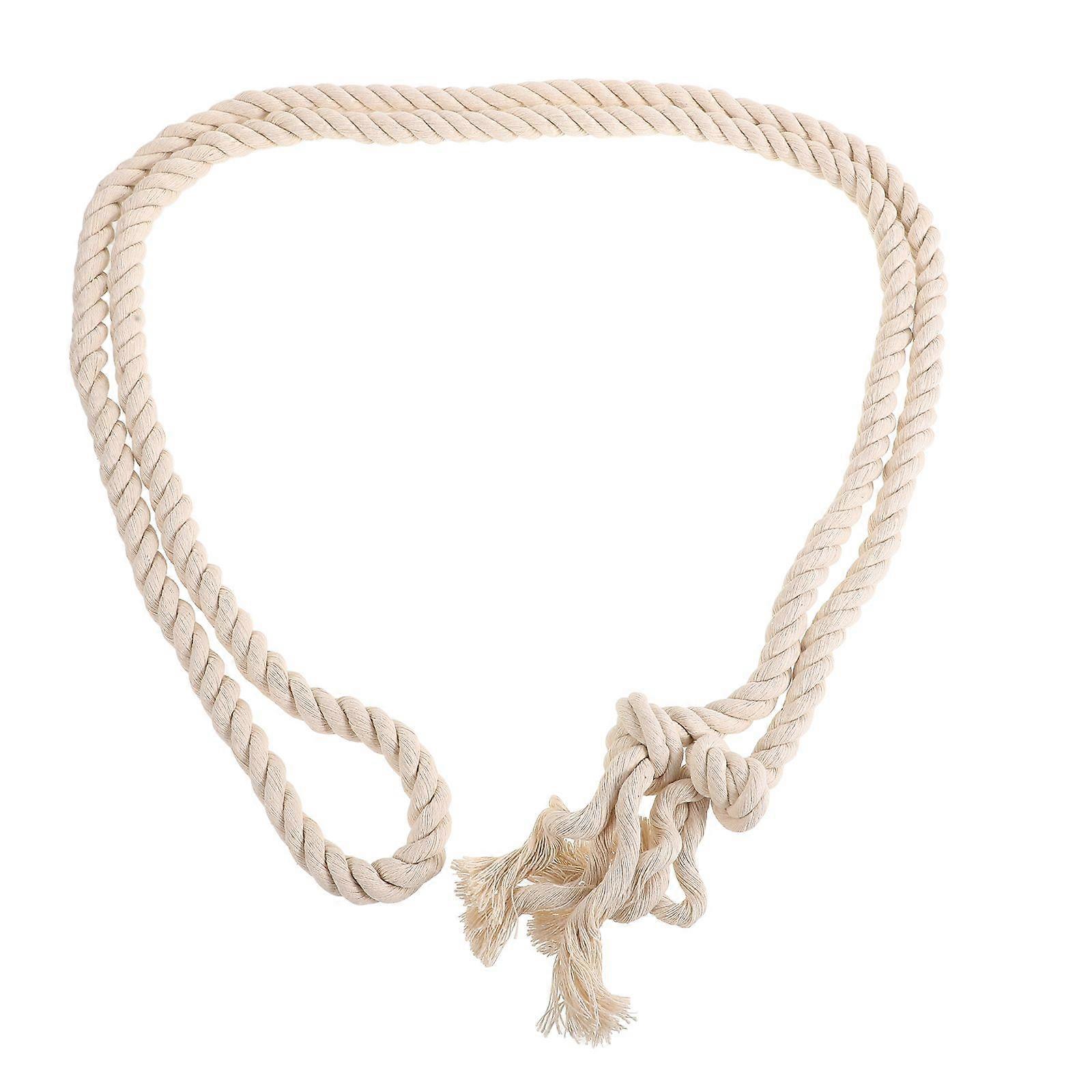 מנזר הכומר המיסיונרי חגורת חבל ארוג חגורת חבל ייחודית בעבודת יד חגורות חבל באורך מתכוונן לנשים חגורת חבל חבל וינטאג '