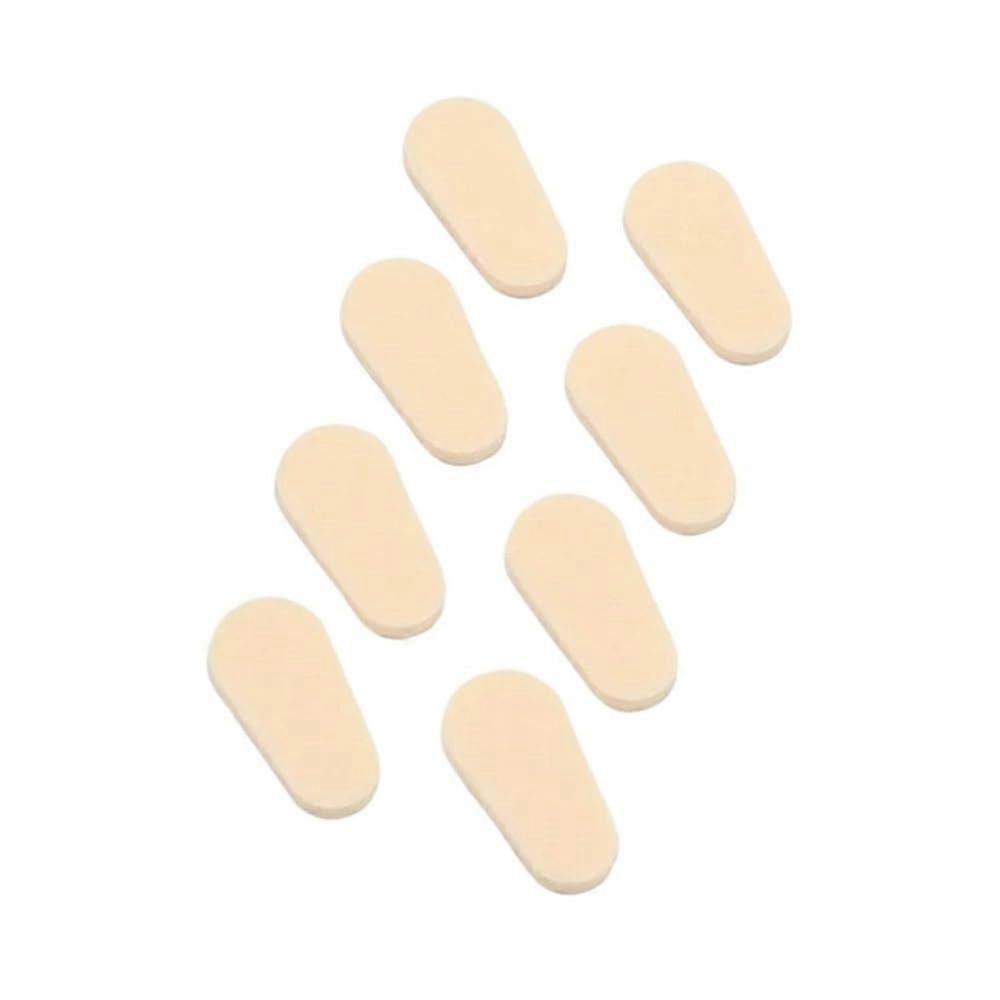 Selfadhesive nose pads made of soft foam/silicone, EVA nose cushions, nonslip, 1 mm, khaki.