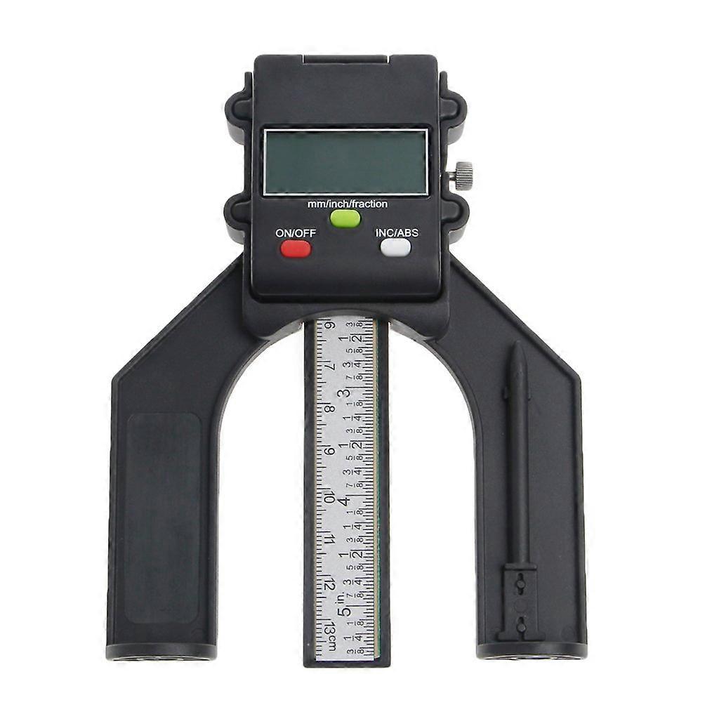 Digital LCD Feet 80mm Hand Router SelfStanding Depth Gauge