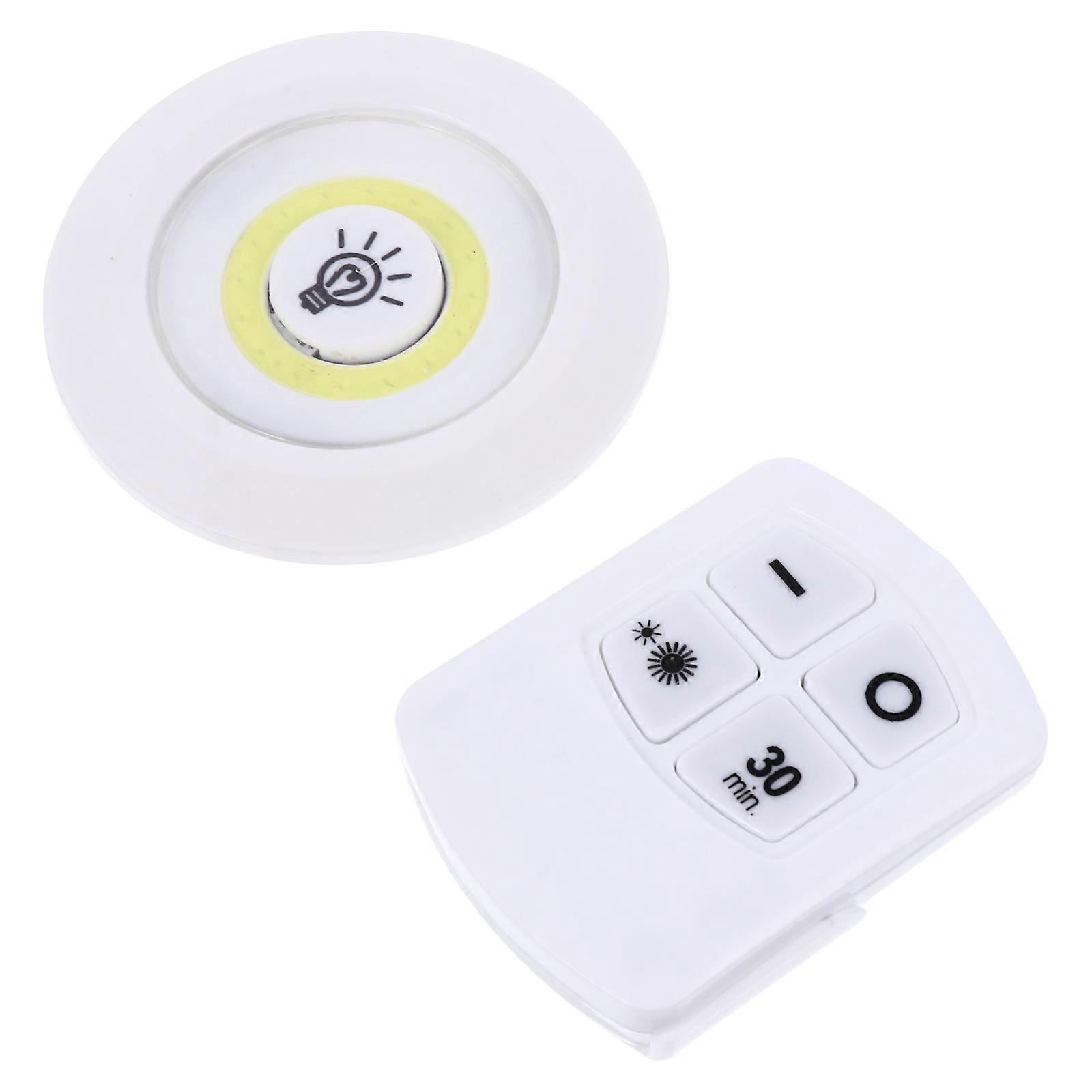 Wireless Closet Light Abs Pc Material Wireless Lamp For Hallways Dark Closets 8.5X8.5X2CM Remote Turn Off 1Set