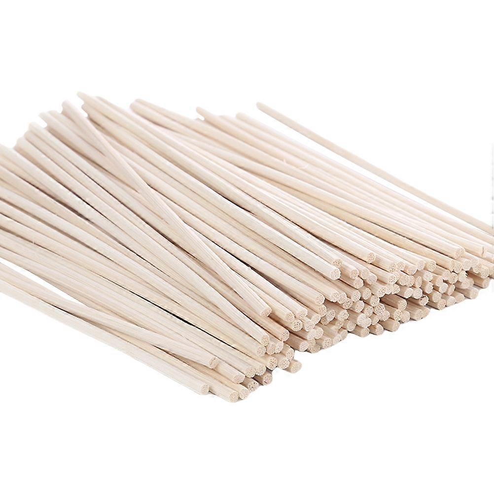 Wooden Diffuser Rods for Home Light Yellow Aroma Sticks with Strong Volatility for Essential Oils 100 Pcs