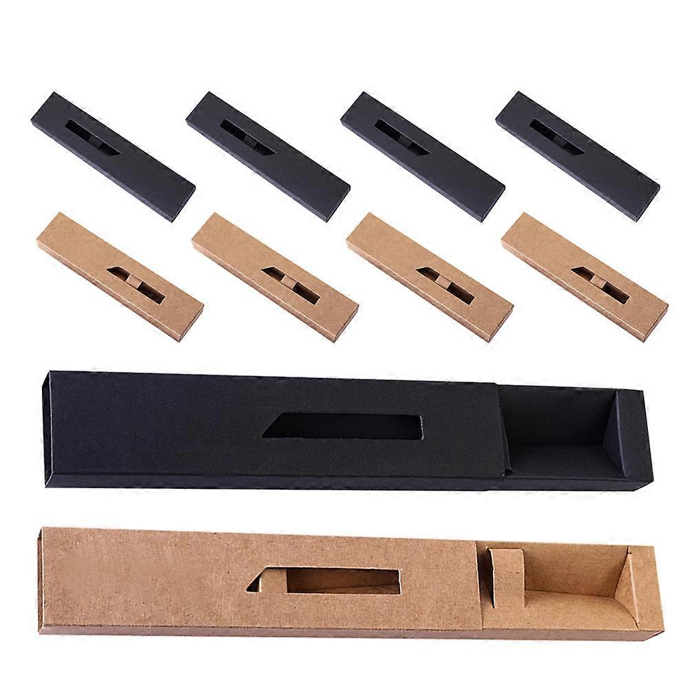 Large Pen Boxes Cardboard Pen Display Case with Drawer 20Pcs for Home