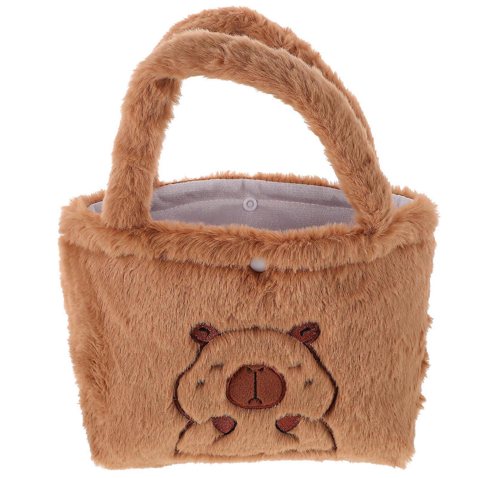 Here's a polished and engaging product description based on your input:

 

**Adorable Plush Cartoon Crossbody Bag for Women – Perfect for Dates,