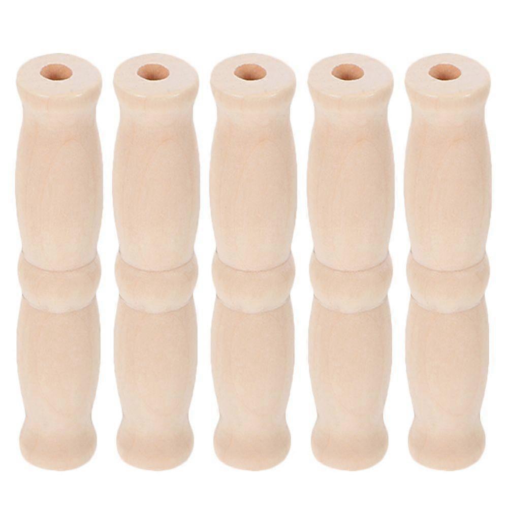 5 قطع 9 سنتيمتر مقبض خشبي سطل تحمل مقابض الحليب المحمول وقبضة دلو الماء للمنزل نزهة التسوق في الهواء الطلق قبضة دلاء شديدة التحمل