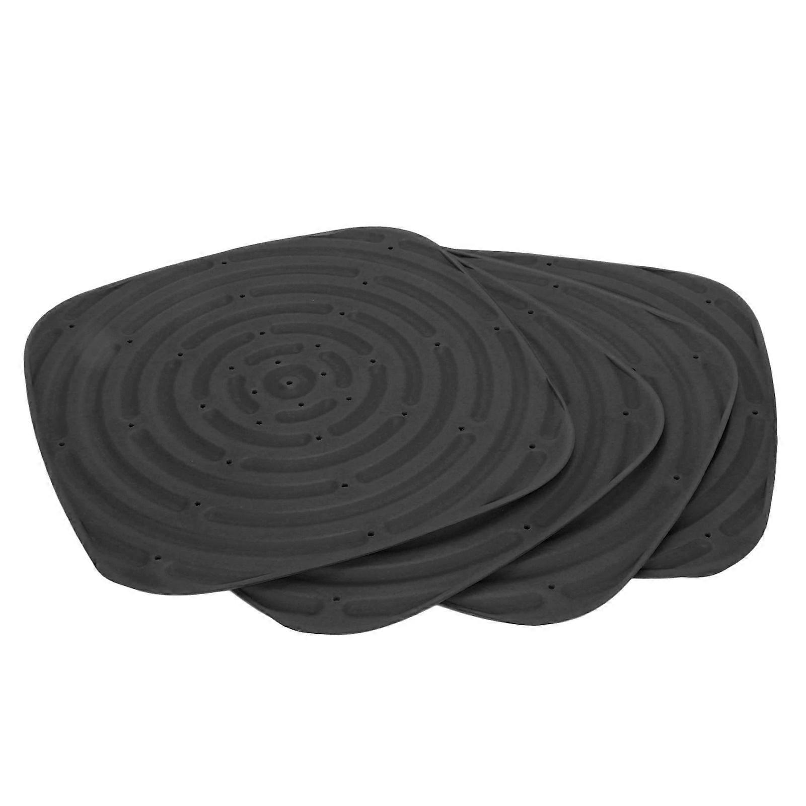4PCS Chicken Nesting Pad Washable Nesting Box Pad Reusable Bedding Mat Hen Bedding Box Liners Pad Black