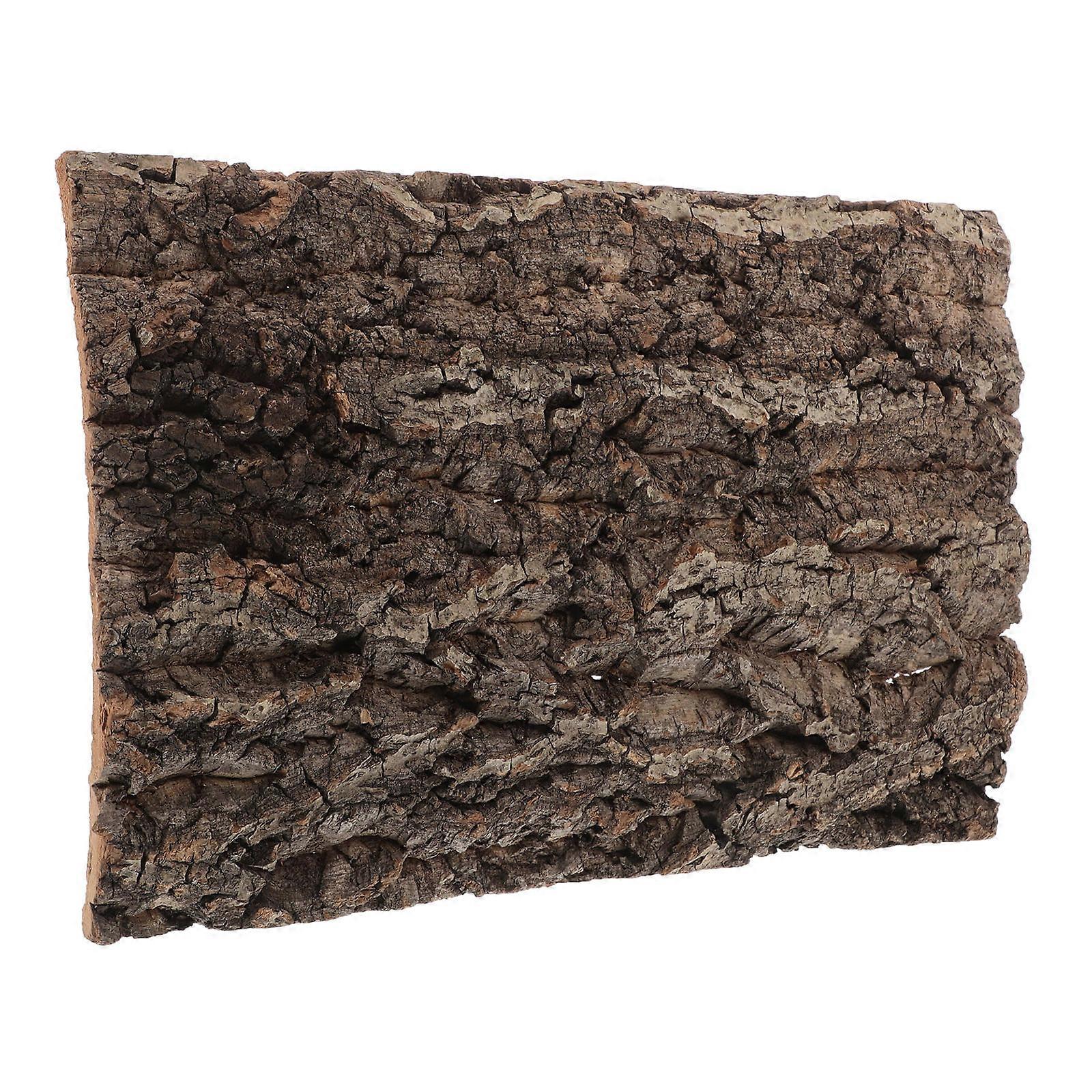 Cork Bark Background Board For Terrarium Setup Plant Walls Aquarium Decoration 15.7X9.8X0.4In 1Set