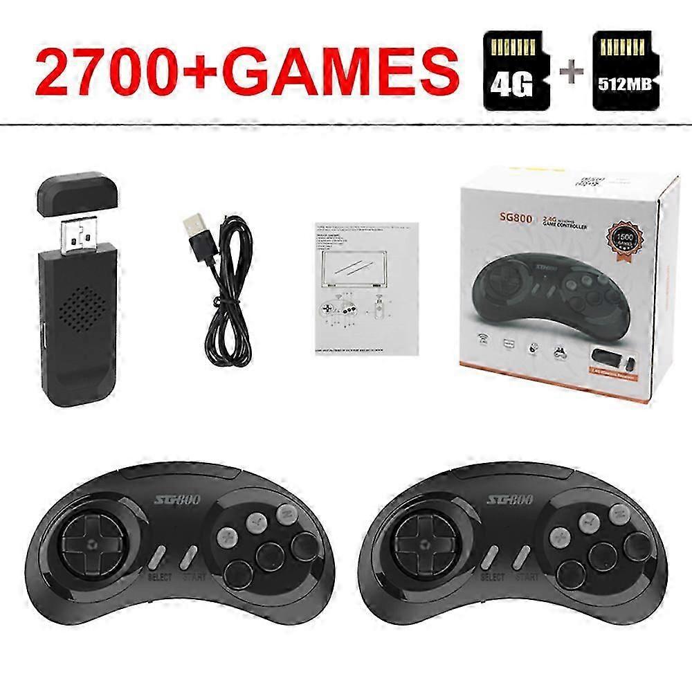 16-bit Wireless Console for Sega Genesis with HDMI and 2700 Games