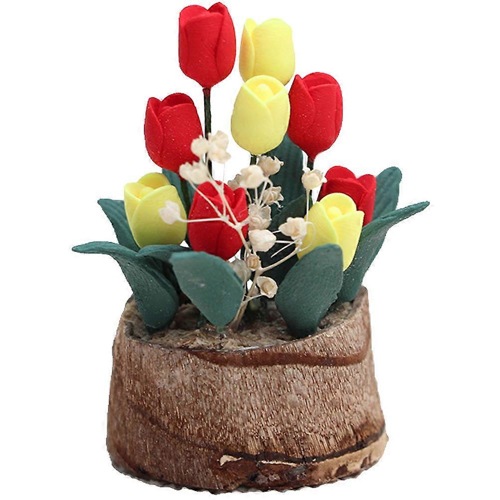 Micro Landscape Decor Mini Adornment Accessory Simple Style 4.4X2.5CM 1Set Perfect For Desktop Decor