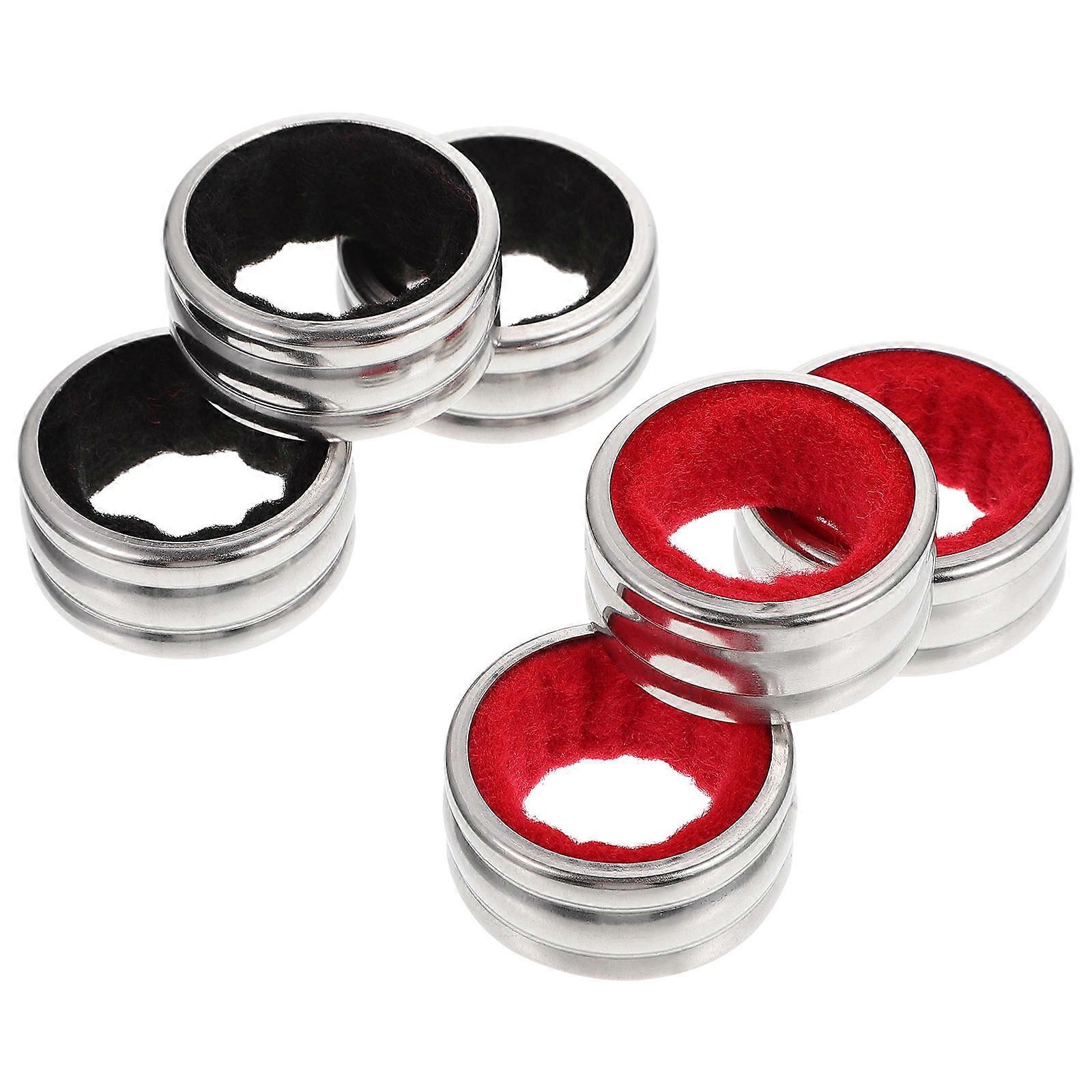 Neck Drip Ring Stainless Steel 6Pcs Drip Proof Accessories For Lovers Prevent Dripping And Stains