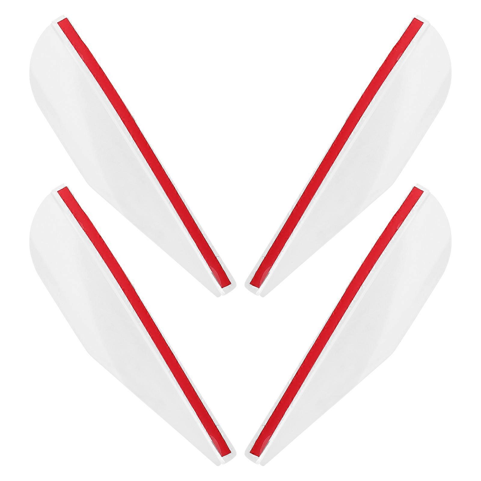 Worgeous 4pcs Rearview Mirror Rain Guards Waterproof Side Mirror Guard with Colorful Rain Visor for Car Accessories