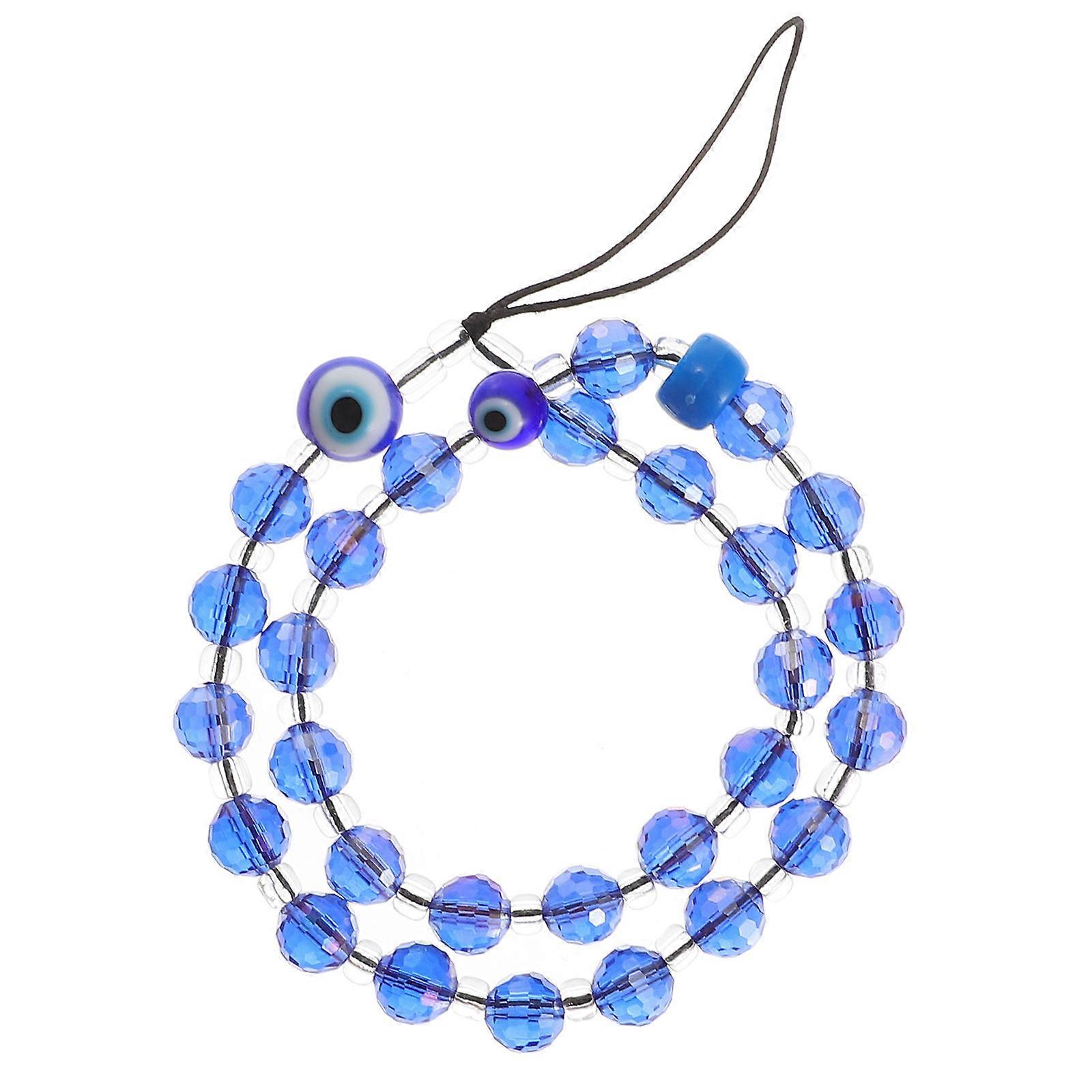 Handmade Beaded Phone Chain Lanyard Wrist Strap for Mobile Phones, Cameras, Keys – Lightweight Decorative Accessory Gift