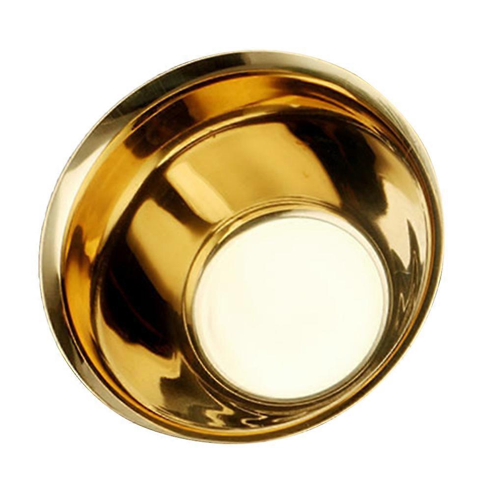 Multifunctional Sauce Dish 1Pc Convenient For Restaurant Service Round Stainless Steel Bowl With Simple Design Slip-resistant