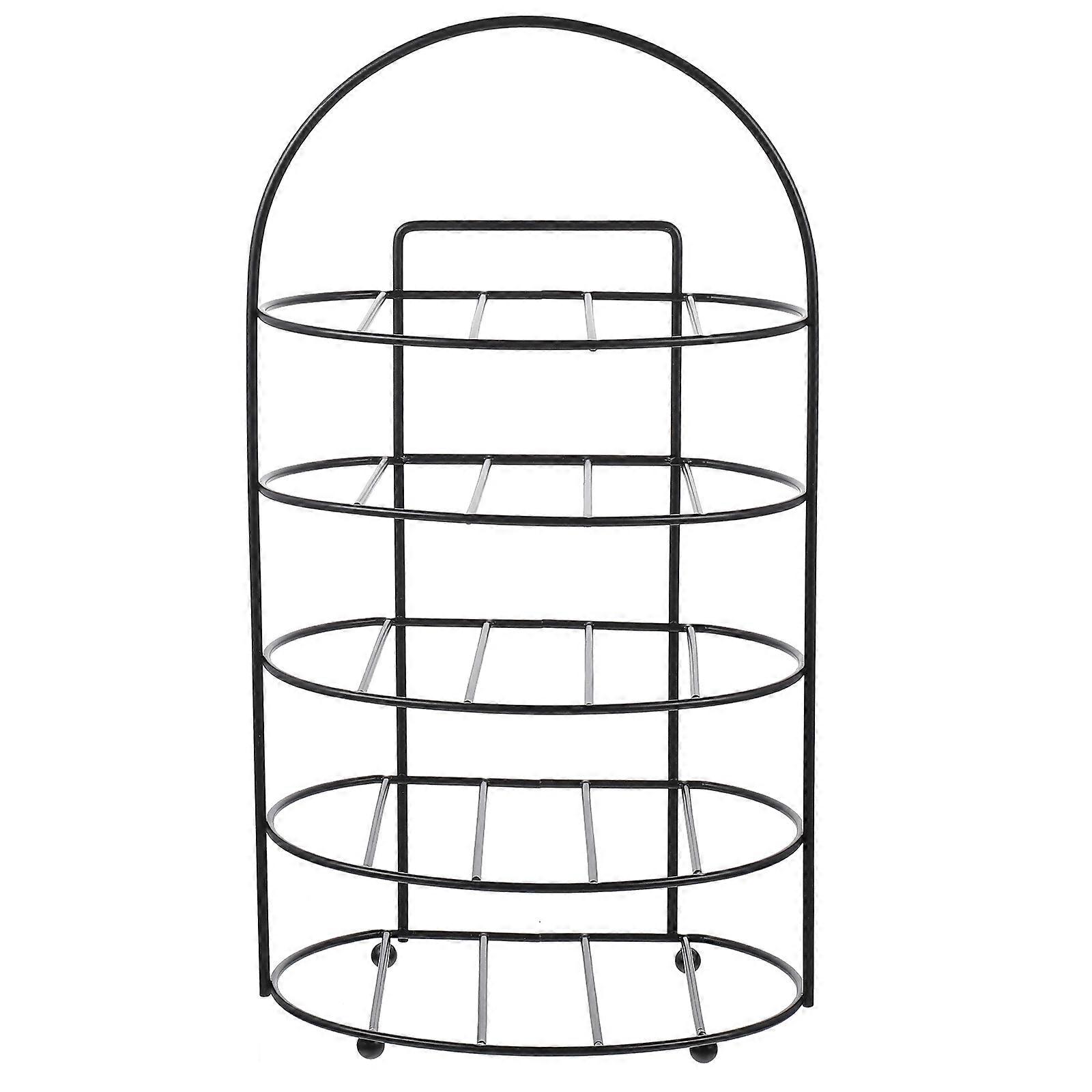 الحديد الفن المطبخ طبق طبق الرف متعدد الطبقات رف تخزين حامل تصميم 1 مجموعة