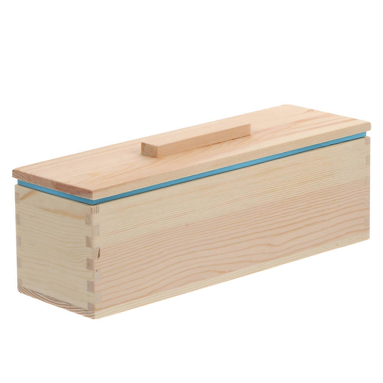 Durable Wood Soap Mold For Home Use DIY Projects Blue 1 Set