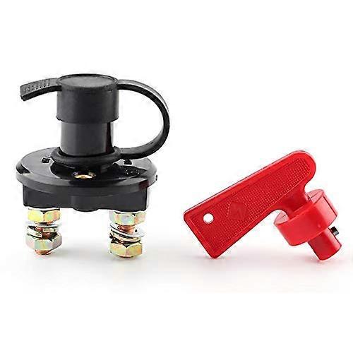 Battery Disconnect Switch 350A ABS Aluminium M10 Thread Car Motorcycle Main Isolator Off Switch Universal