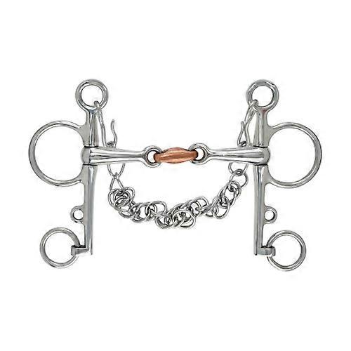 Shires Copper Double-Jointed Horse Pelham Bit