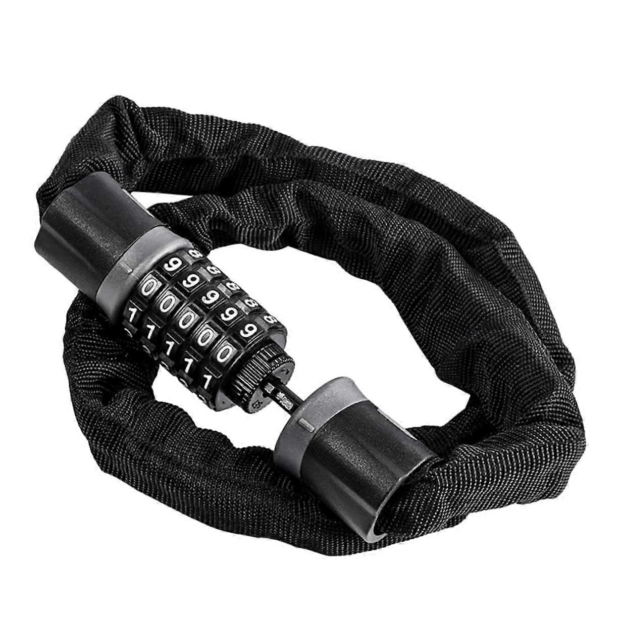 1 Piece Portable Bicycle Lock 4Digit Password Padlock for Mountain Bike