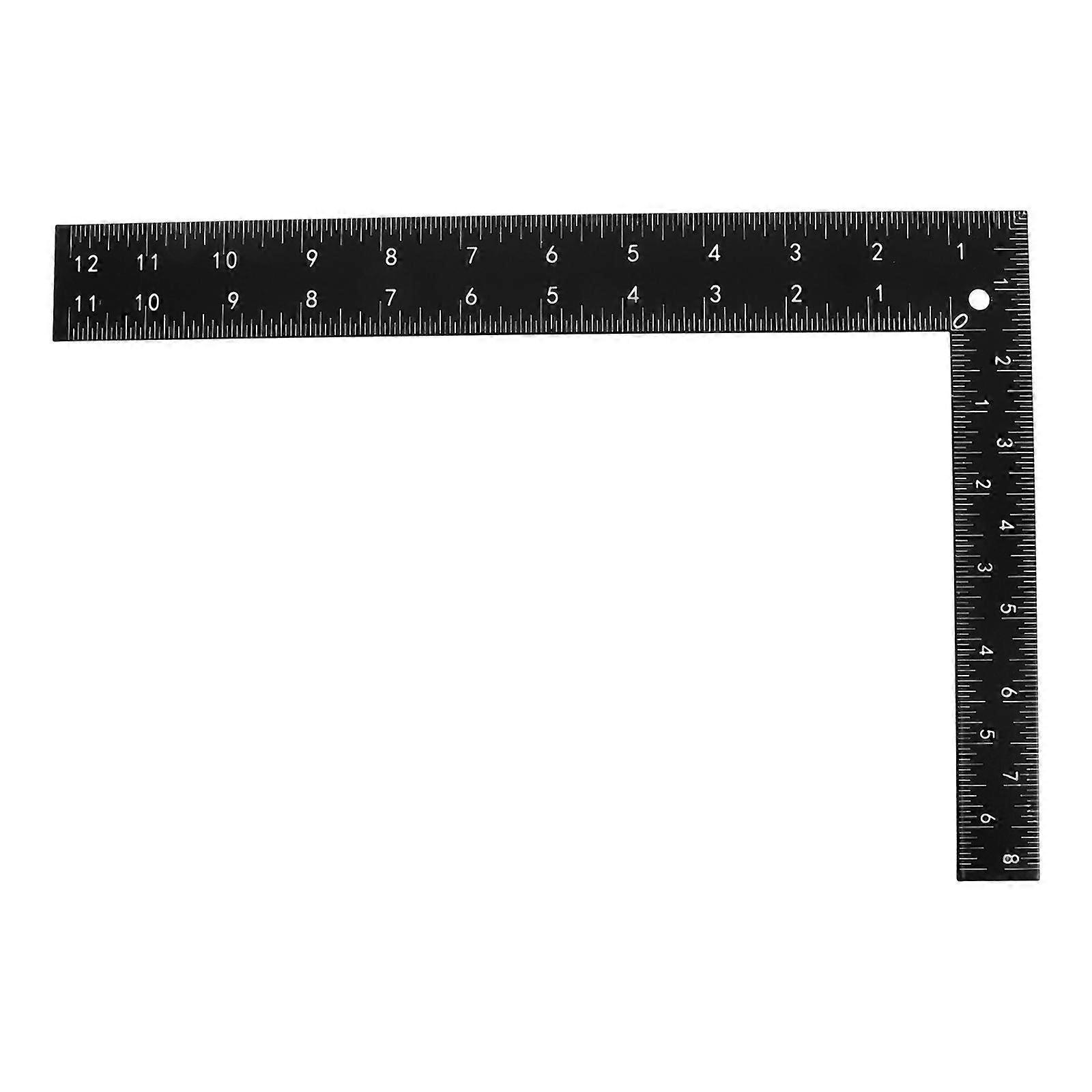 Carpenter Ruler Steel Angle Ruler L-shaped Ruler Right Angle Ruler Professional Woodworking Angle Ruler Square Ruler Measuring Layout Tool