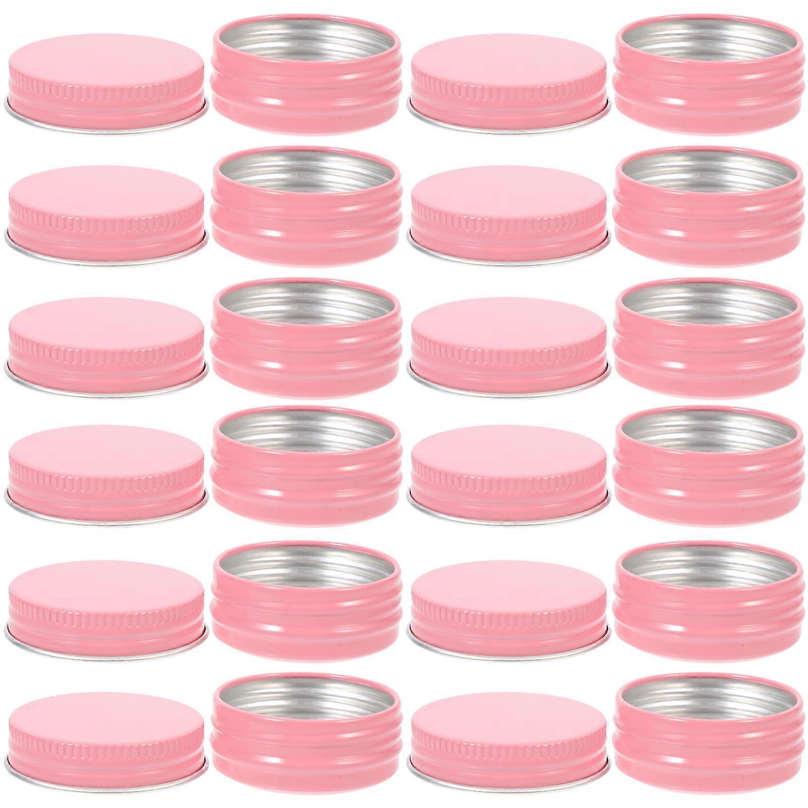 Aluminum Tin Cans 120Pcs Small Empty Jars For Home Decoration Simple Design Round Storage Containers
