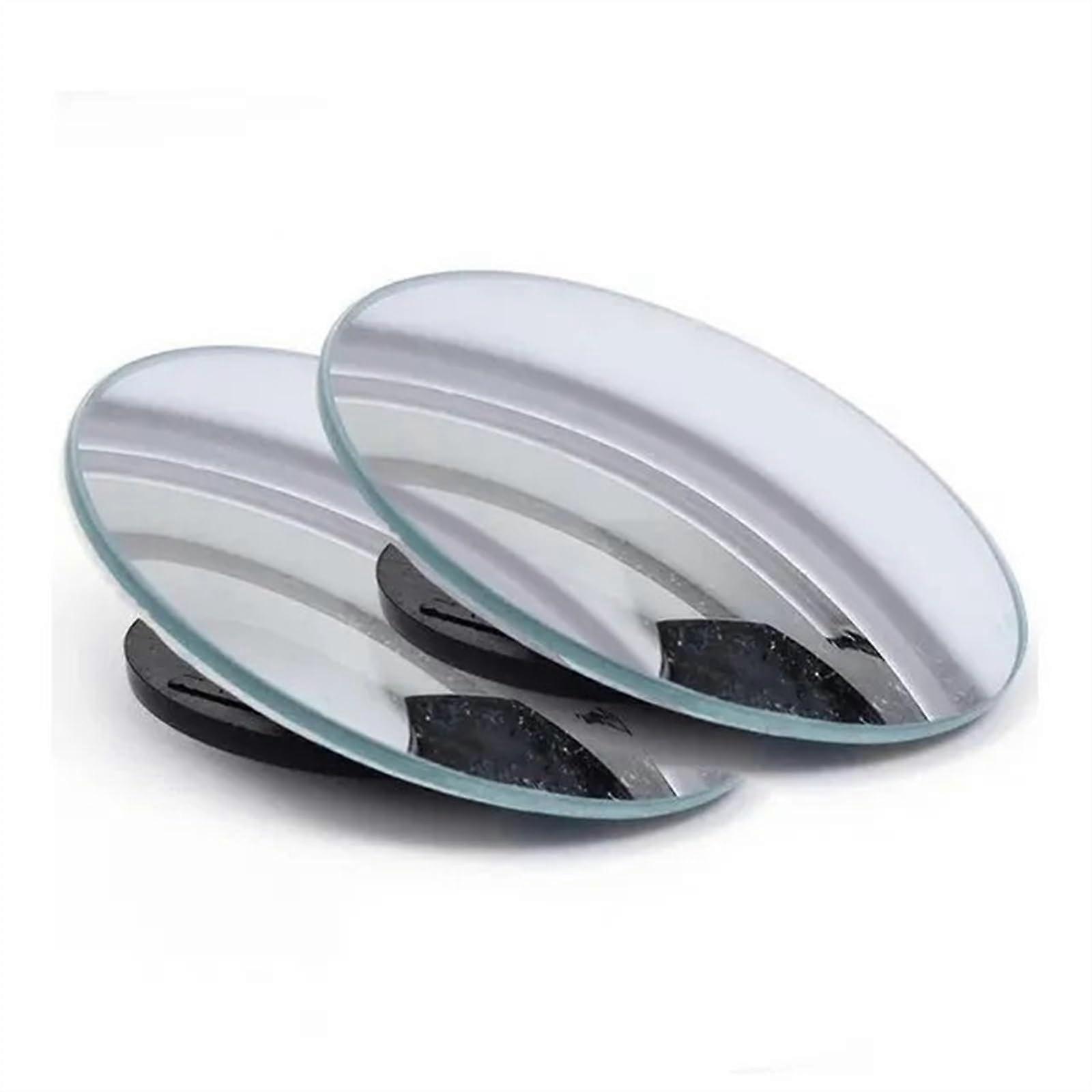 Blind Spot Mirror, 2 Pieces, Wide Angle, 360° Adjustable, Frameless Round Mirror