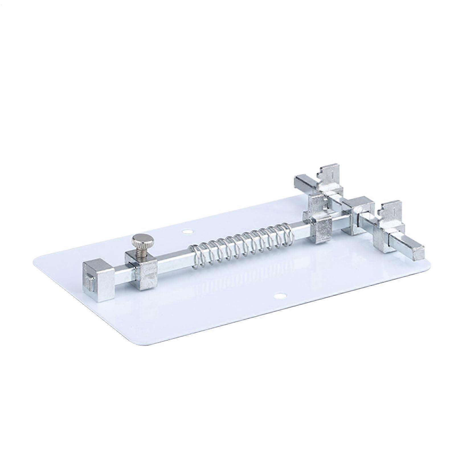 Stable PC Motherboard Holder Stand for Circuit Boards, Stand with Locking Clamp for IC Slot Soldering Work, Mobile Phone Cables
