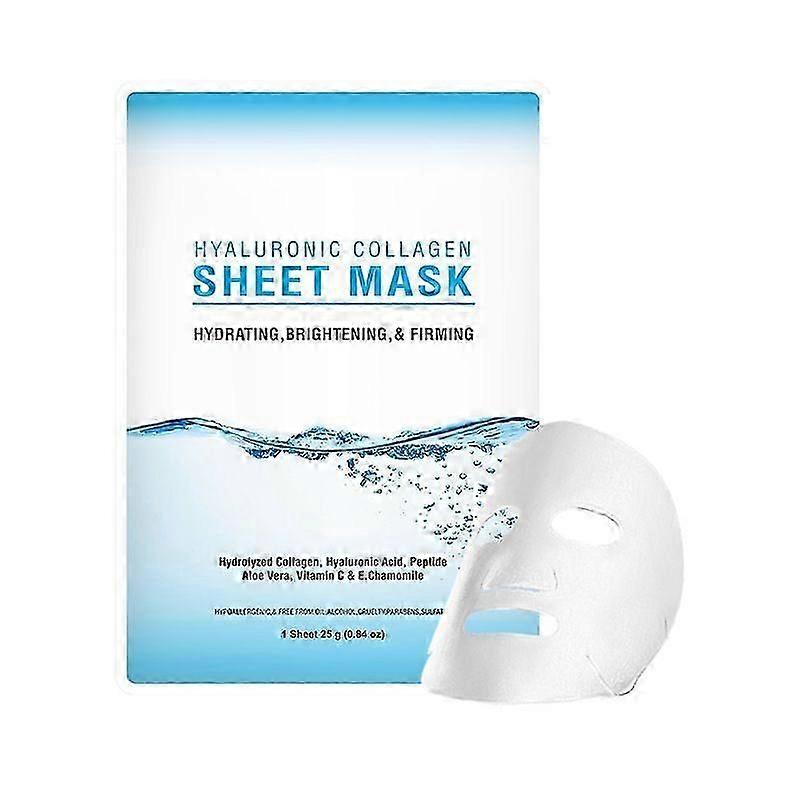Collagen Peptide Sheet Masks - Instant Brightening & Firming Treatment for Anti-Aging Skincare Routine
