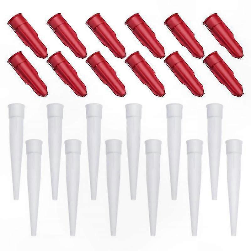 12-Pack Caulk Caps for Sealing Tubes