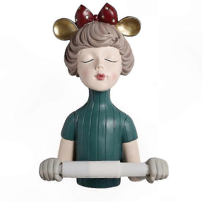 Roll Paper Storage Rack Made of Resin Material