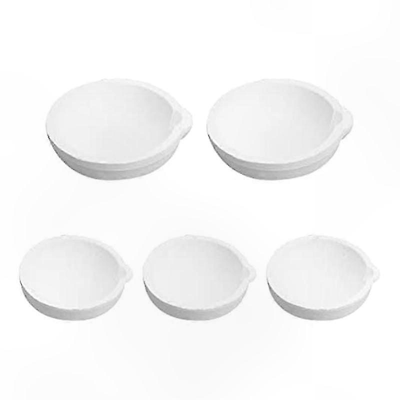 Ceramic Bowls Set with Melting Plate for Gold Silver Refining Casting