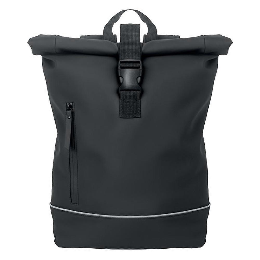 MidOcean Laptosa Roll Top PU Laptop Backpack