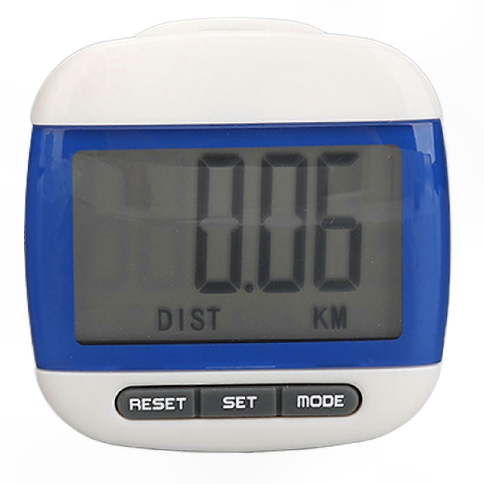 Step Counter with LCD Display for Seniors - Tracks Steps, Calories, and Distance, Portable Clip-On Design