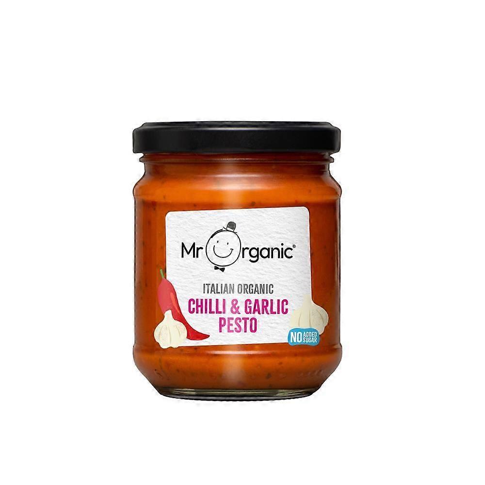 Mr Organic Chilli & Garlic Pesto 190g - 4 Pack