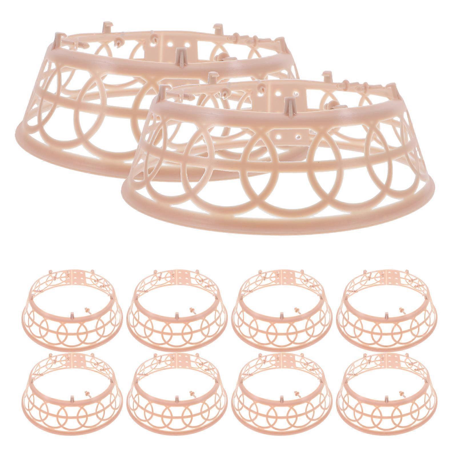 Hat Inner Support Plastic Hard Hat Insert for Cycling Headgear 10Pcs