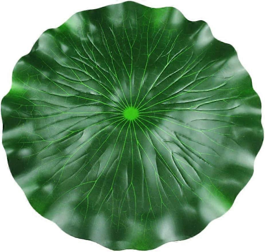 Artificial Lily Pads 2 Pieces 23.6 Inch Large Water Lily Pads For Pond Pool Aquarium Realistic Leaves Decoration