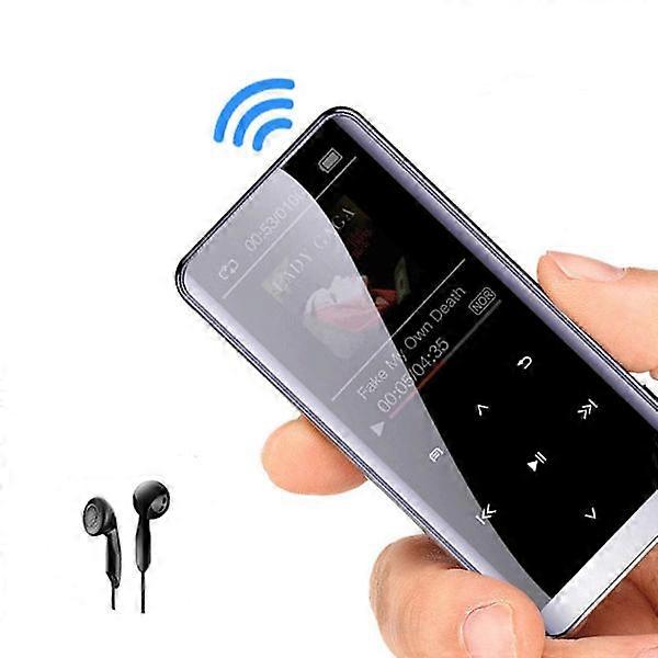 Bluetooth MP3 player FM radio Portable music player Voice recorder, compact and versatile device.