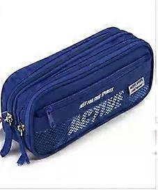 Boys Oxford Pencil Case - Durable Multi-Layer School Storage Pouch for Students