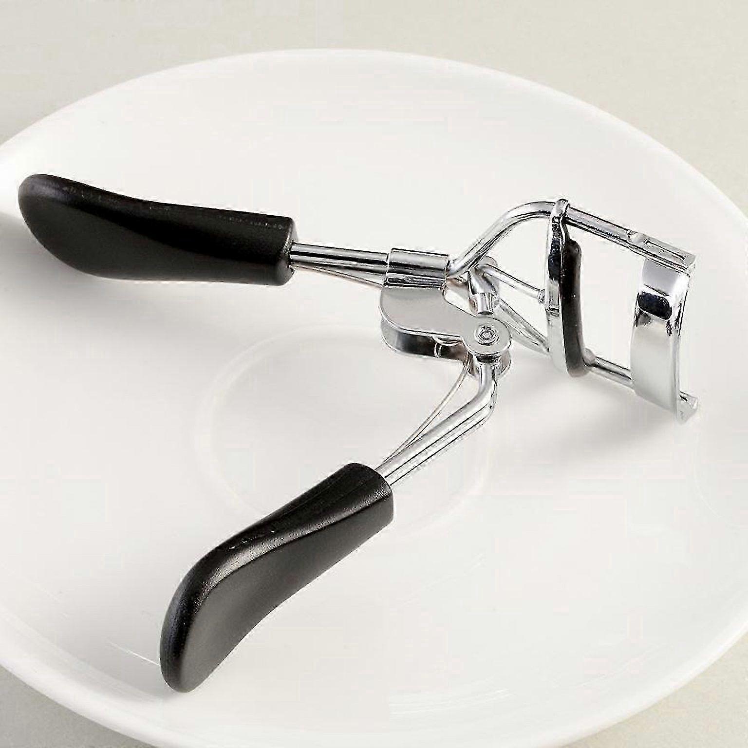 Mini Carbon Eyelash Curler & Tweezer Set - Essential Makeup Tools