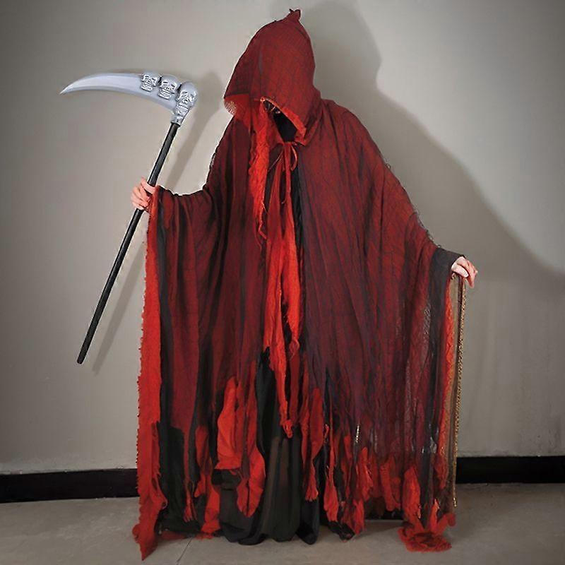 Carnival red cape cosplay costume