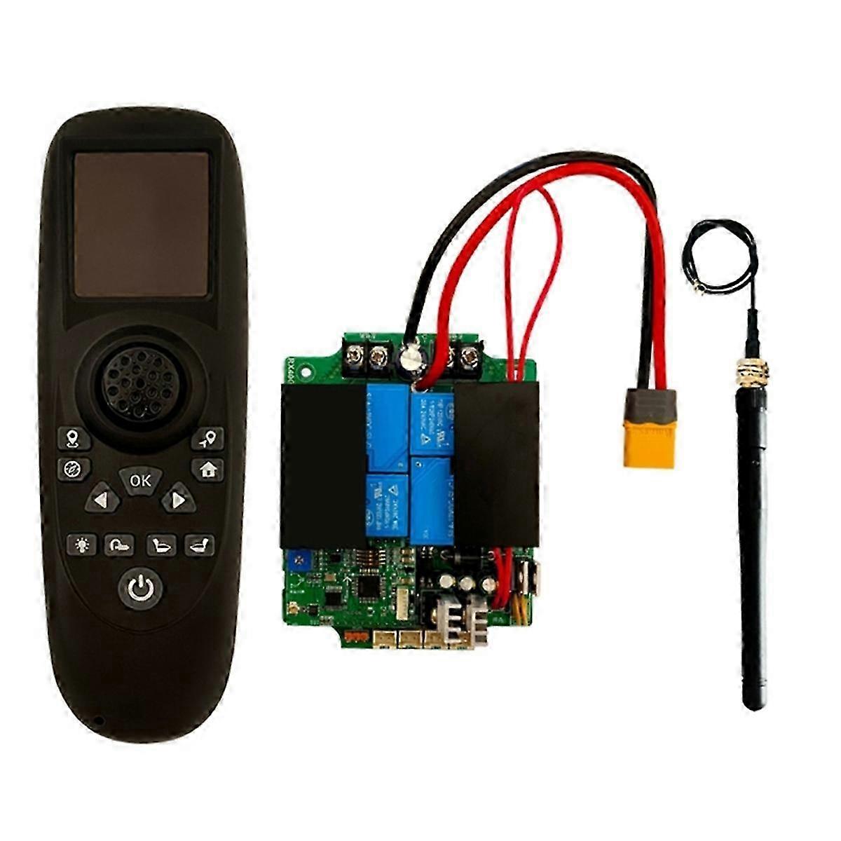 One-Hand Receiver RX40G, 12V/24V Large Power Wireless Remote Control B36A