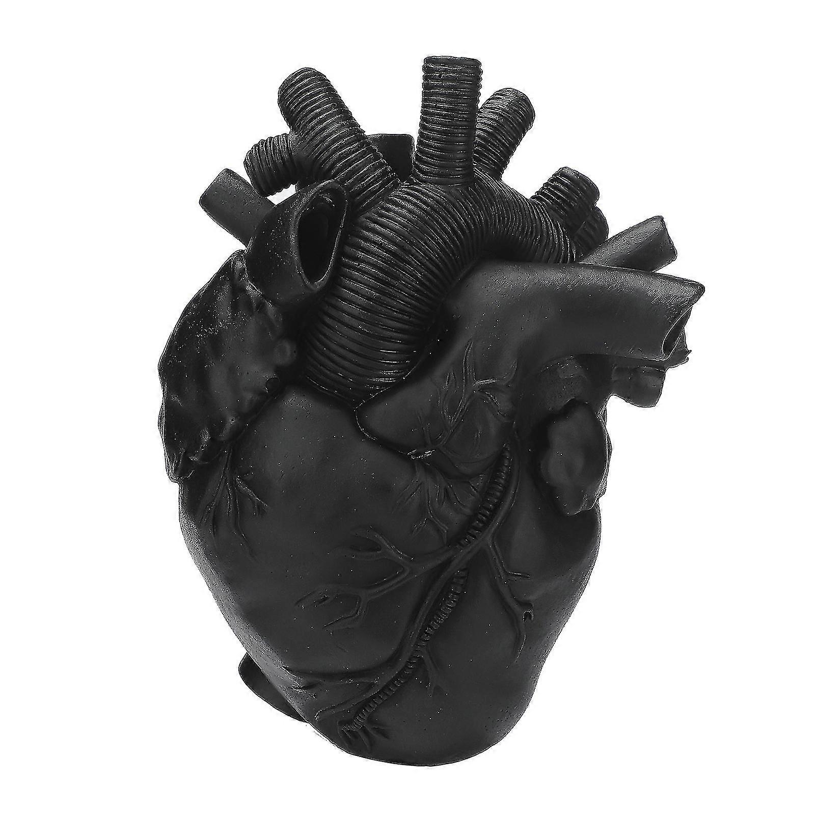 Resin Anatomical Heart Shaped Planter Decor Vase
