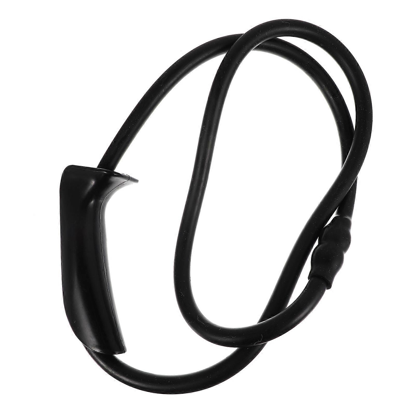 Archery Training Equipment with Elastic Band for Practice Black Compound Bow Auxiliary Tool Rubber