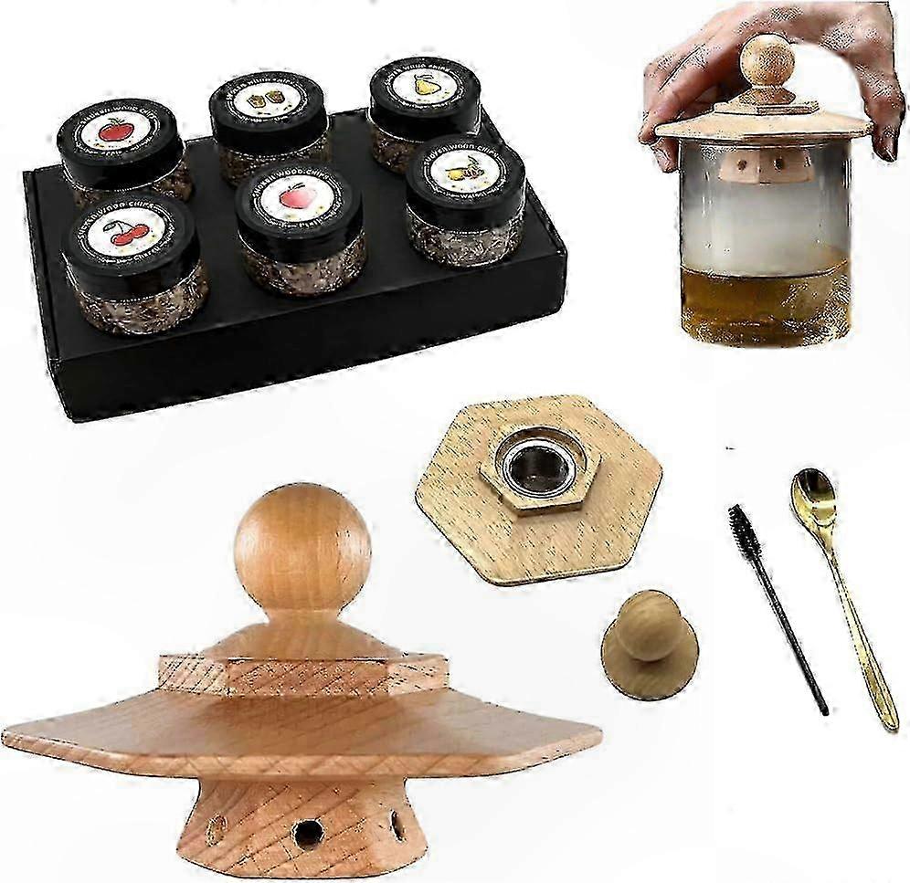 Κιτ καπνιστών ποτών για κοκτέιλ, ουίσκι και αρωματισμό τυριού - τέλειο δώρο για τους λάτρεις των κοκτέιλ και τους άνδρες