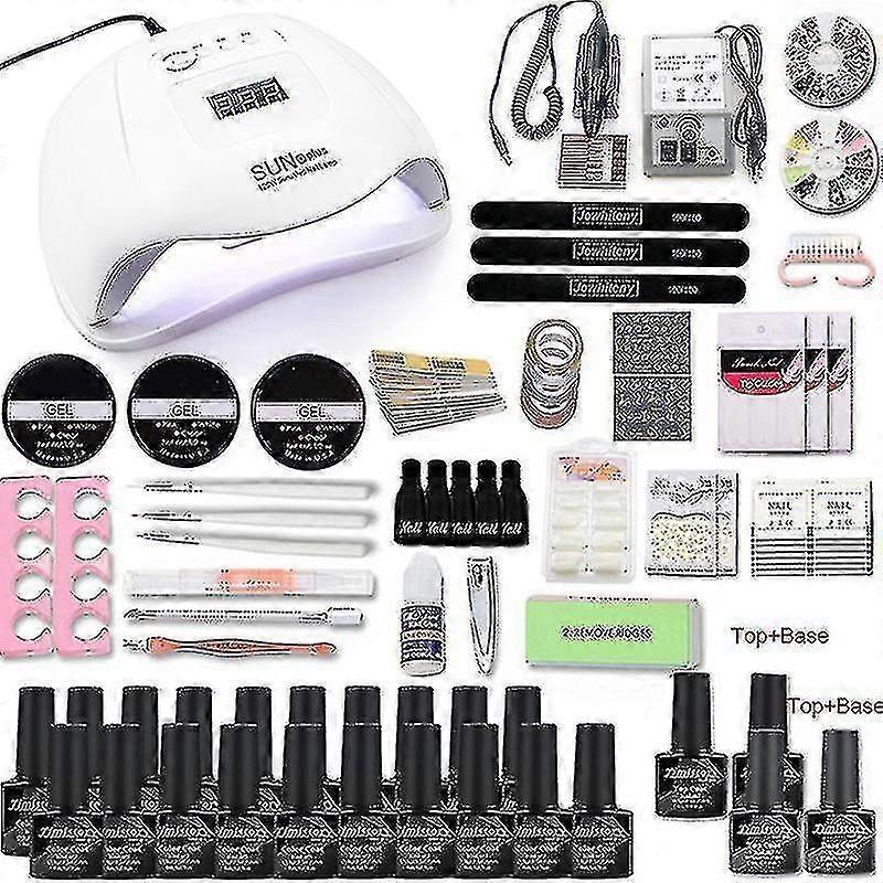 Nail Art Kit With Uv Light