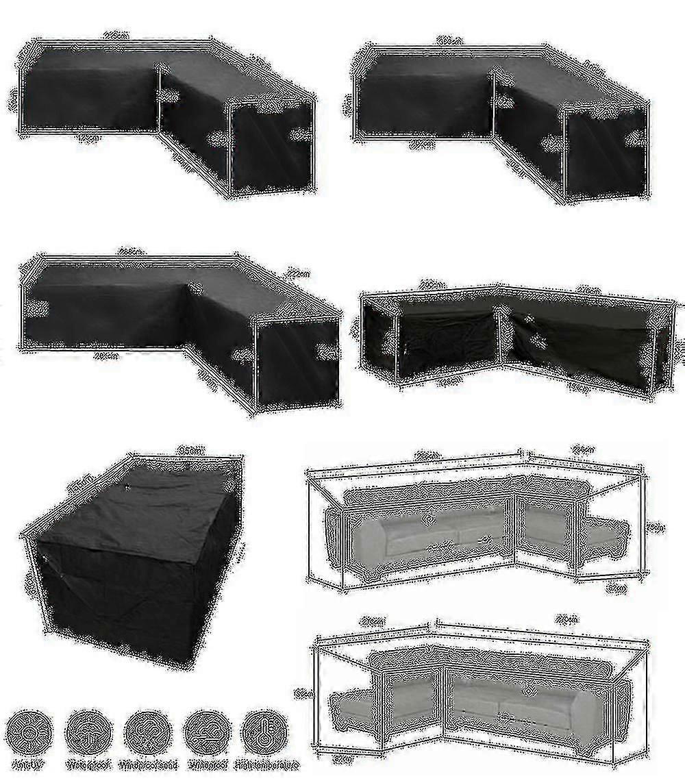 L-form utomhus soffa skydd vattentät dammtät