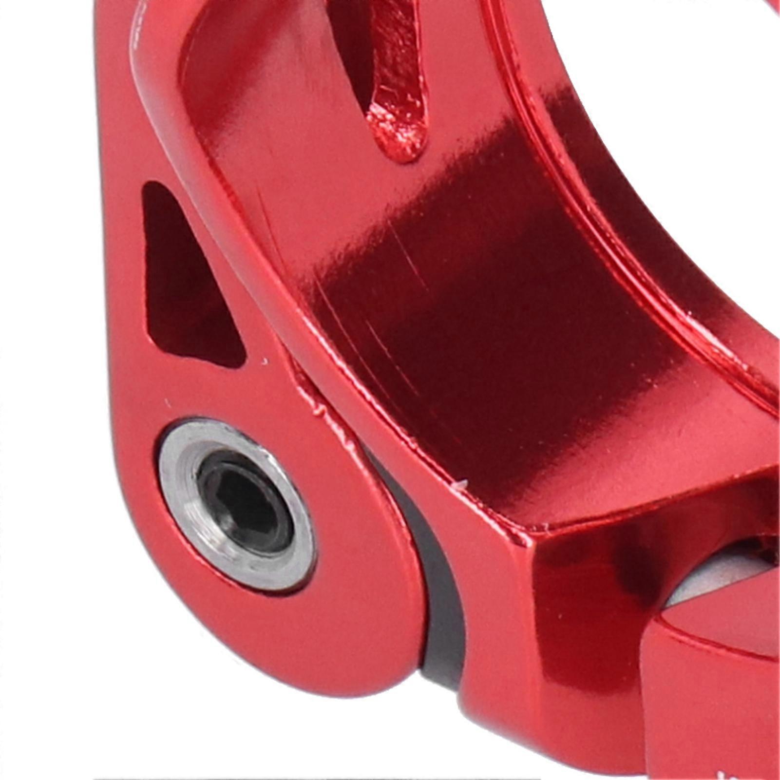 2Pcs 34.9mm Quick Release Mountain Bike Seat Post Clamp Red
