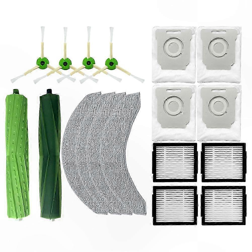 Replacement Main and Side Brush for Robotic Vacuum Cleaner Combo 10 Max Model