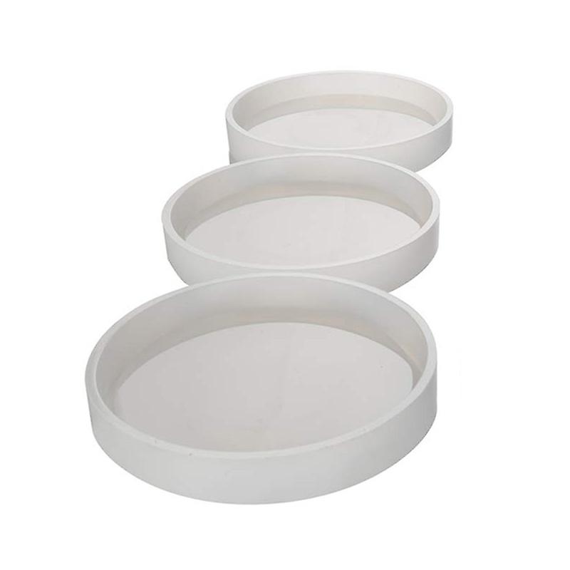 Big DIY Round Coaster Silicone Mold, Diameter 3.94 inch/10cm, Molds for Casting with Resin, Cement